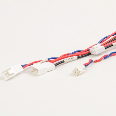 Aviation sockets with terminals.